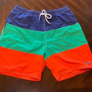 New Vineyard Vines Bungalow Swim Shorts Sz M